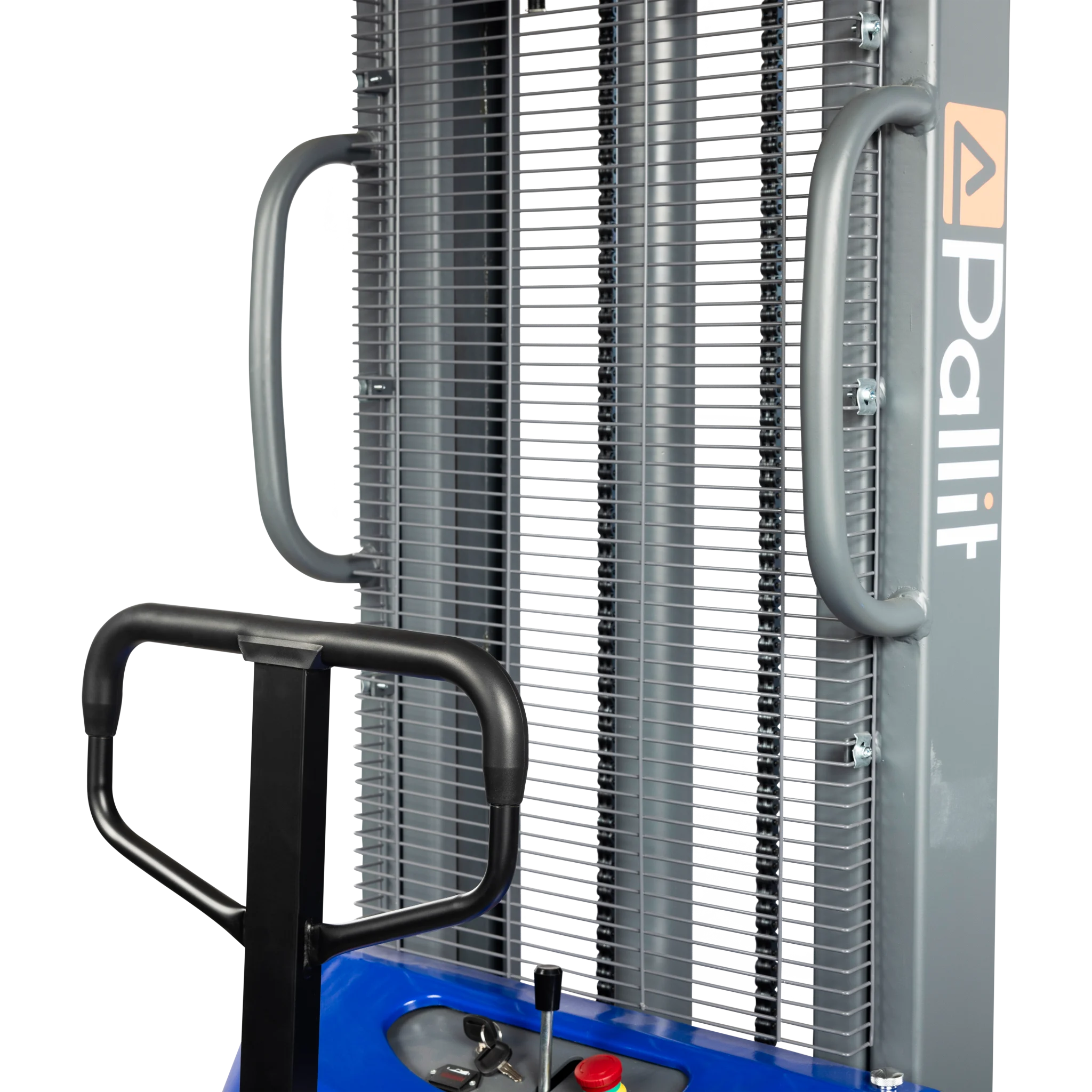 Semi-elektrische palletstapelaar FLEX-E met verstelbare vorken
