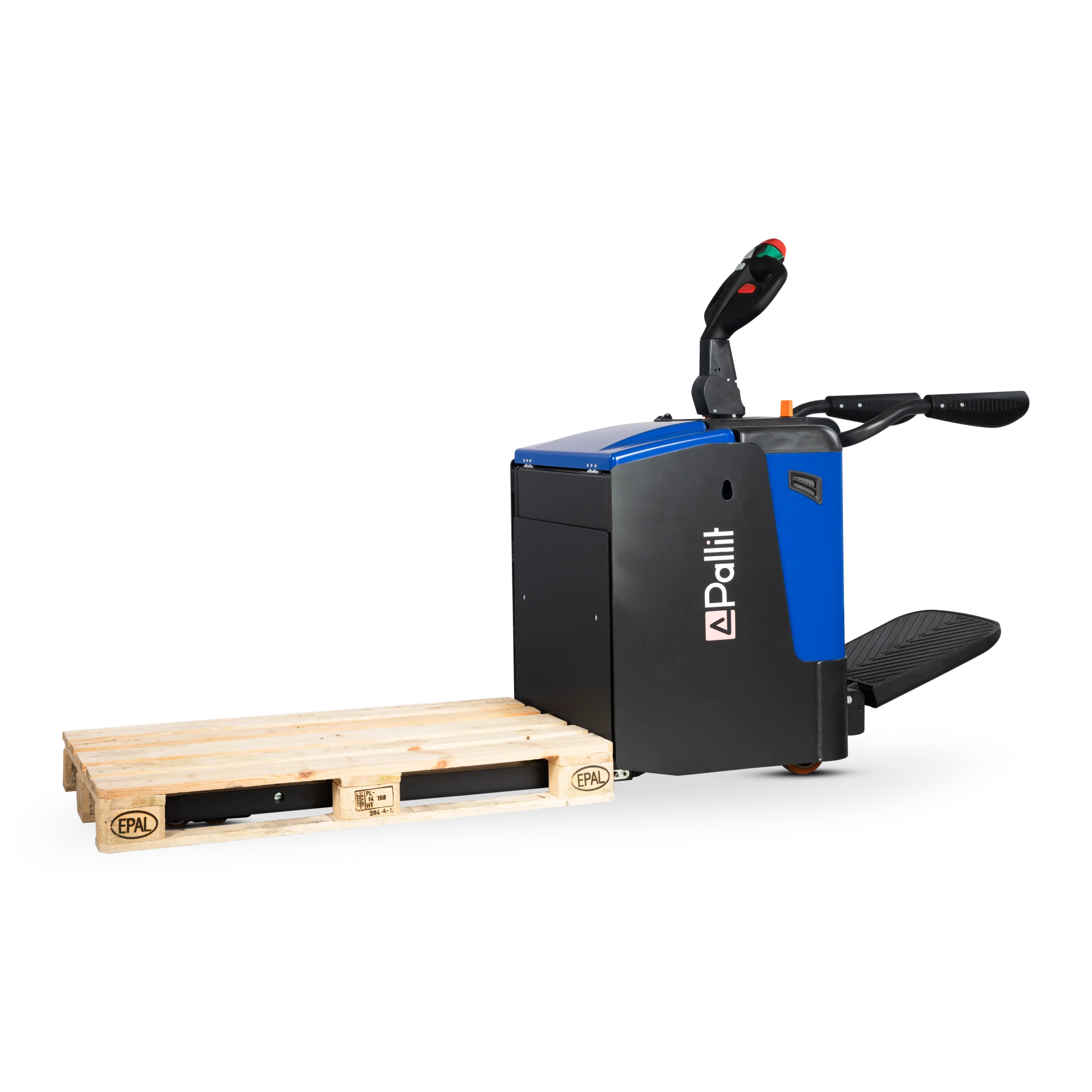 RUN pallettruck met platform voor 3000kg