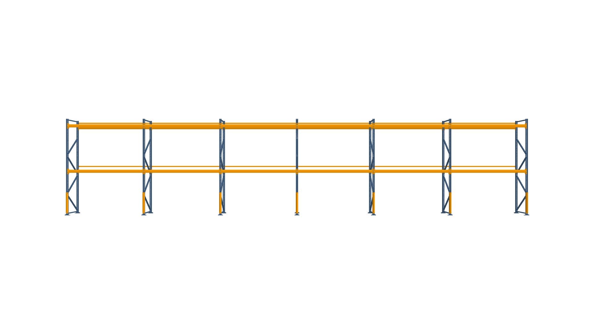 Konfiguration vom 07.11.2024 - 16.86 m x 3.50 m für 54 Paletten mit 700 kg