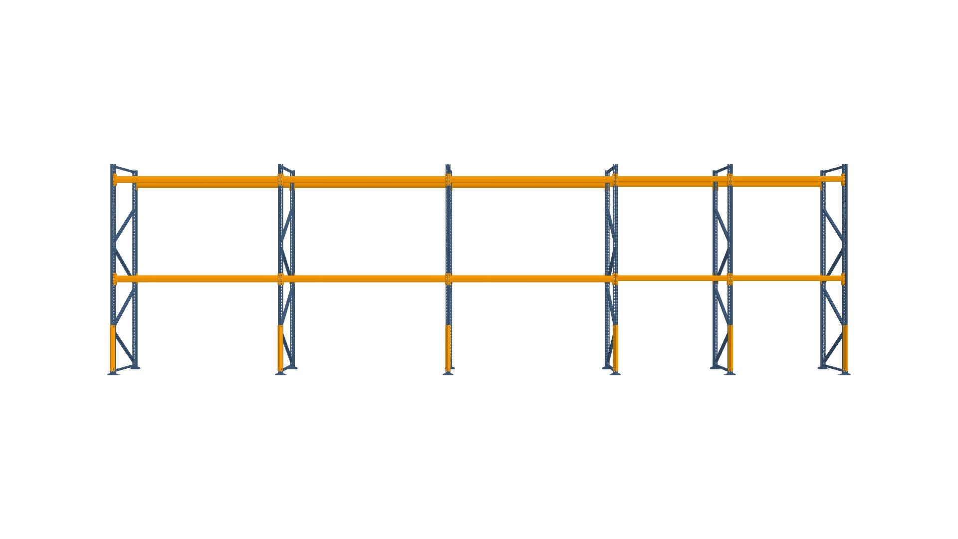 Konfiguration vom 07.11.2024 - 12.33 m x 3.50 m für 39 Paletten mit 1000 kg