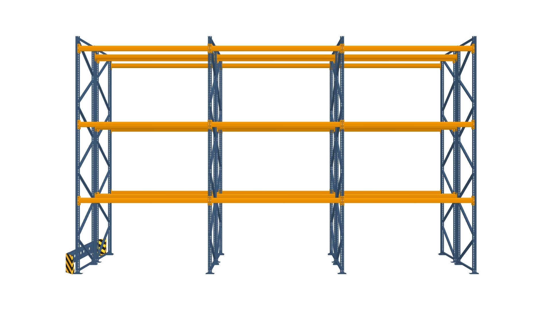 Konfiguration vom 06.11.2024 - 8.72 m x 5.00 m für 72 Paletten mit 700 kg