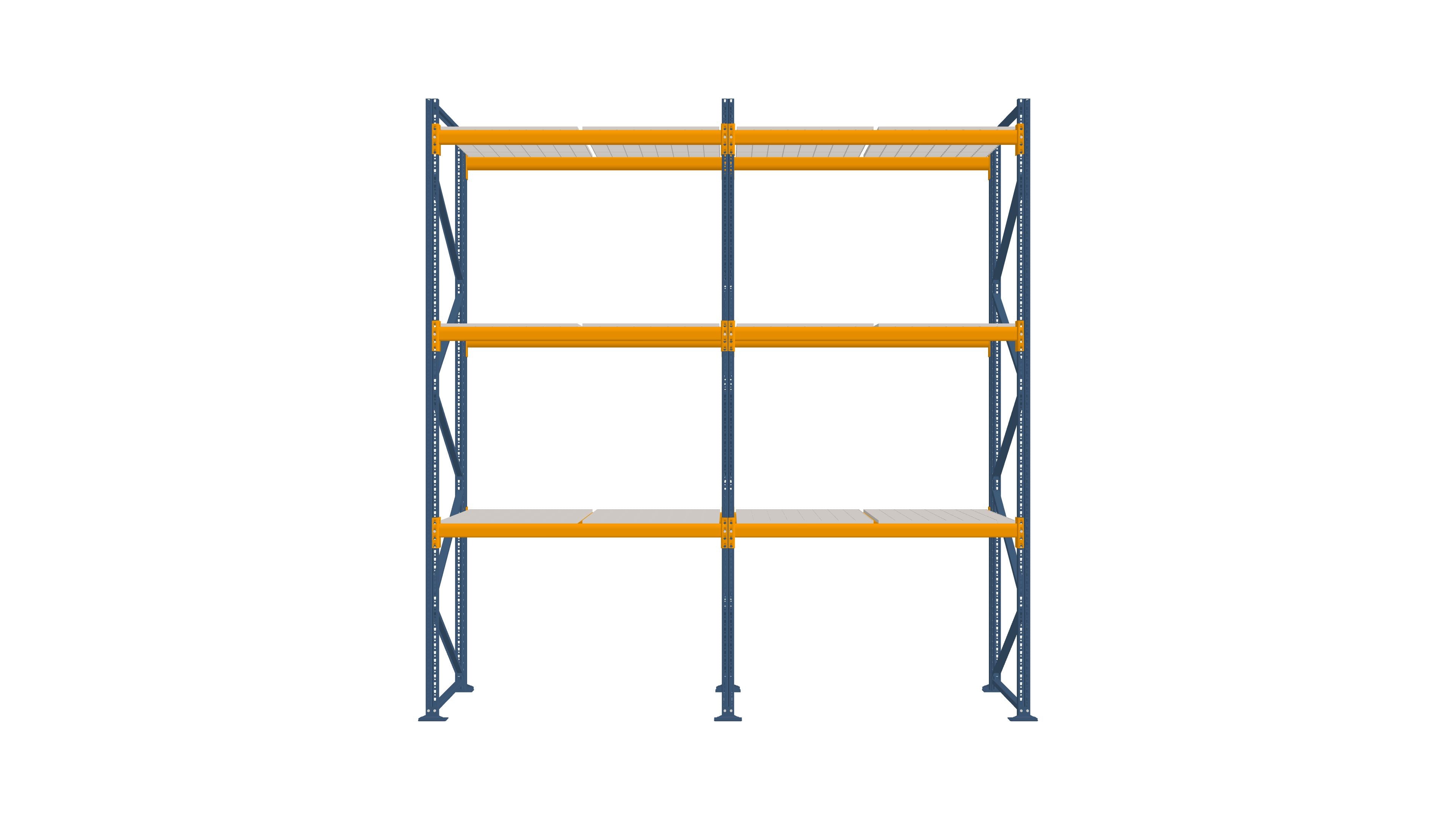 Konfiguration vom 12.11.2025 - 3.99 m x 4.00 m für 16 Paletten mit 500 kg