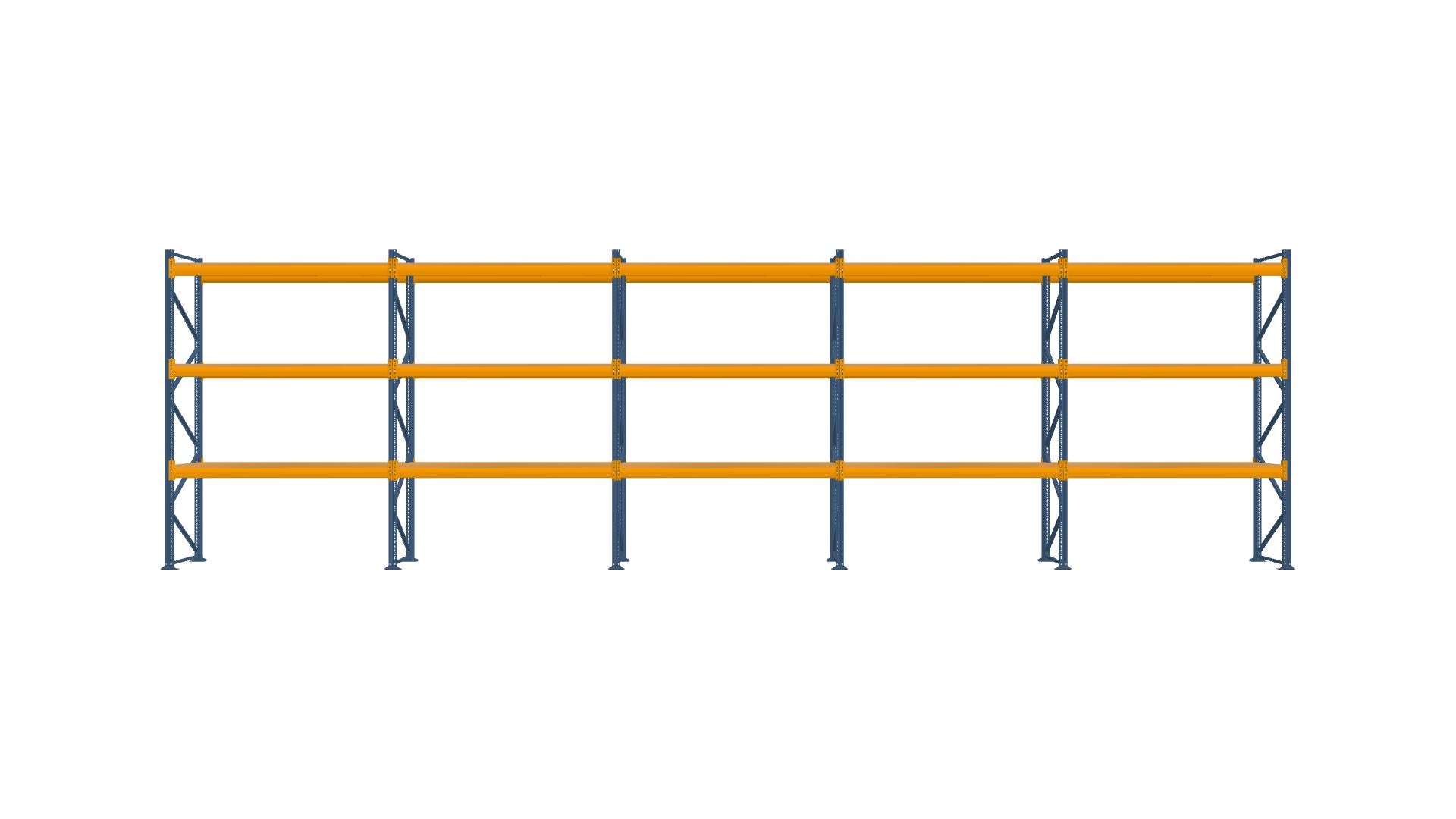 Konfiguration vom 21.11.2024 - 14.20 m x 4.00 m für 60 Paletten mit 1200 kg