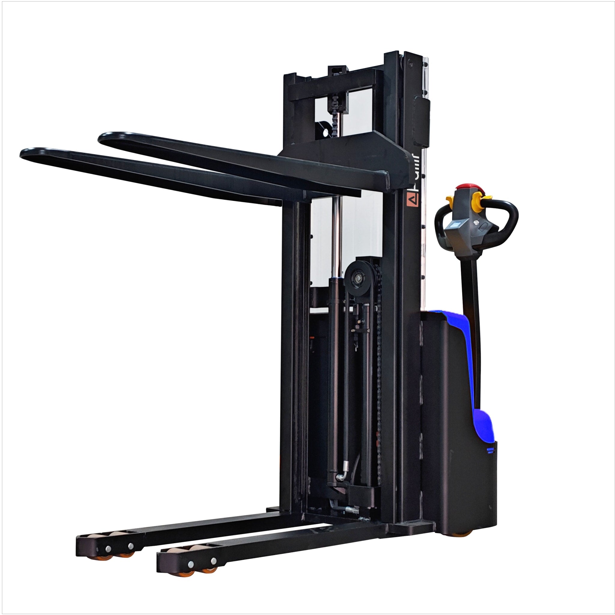 Pedestrian stacker PRECISE with proportional lift and full free lift