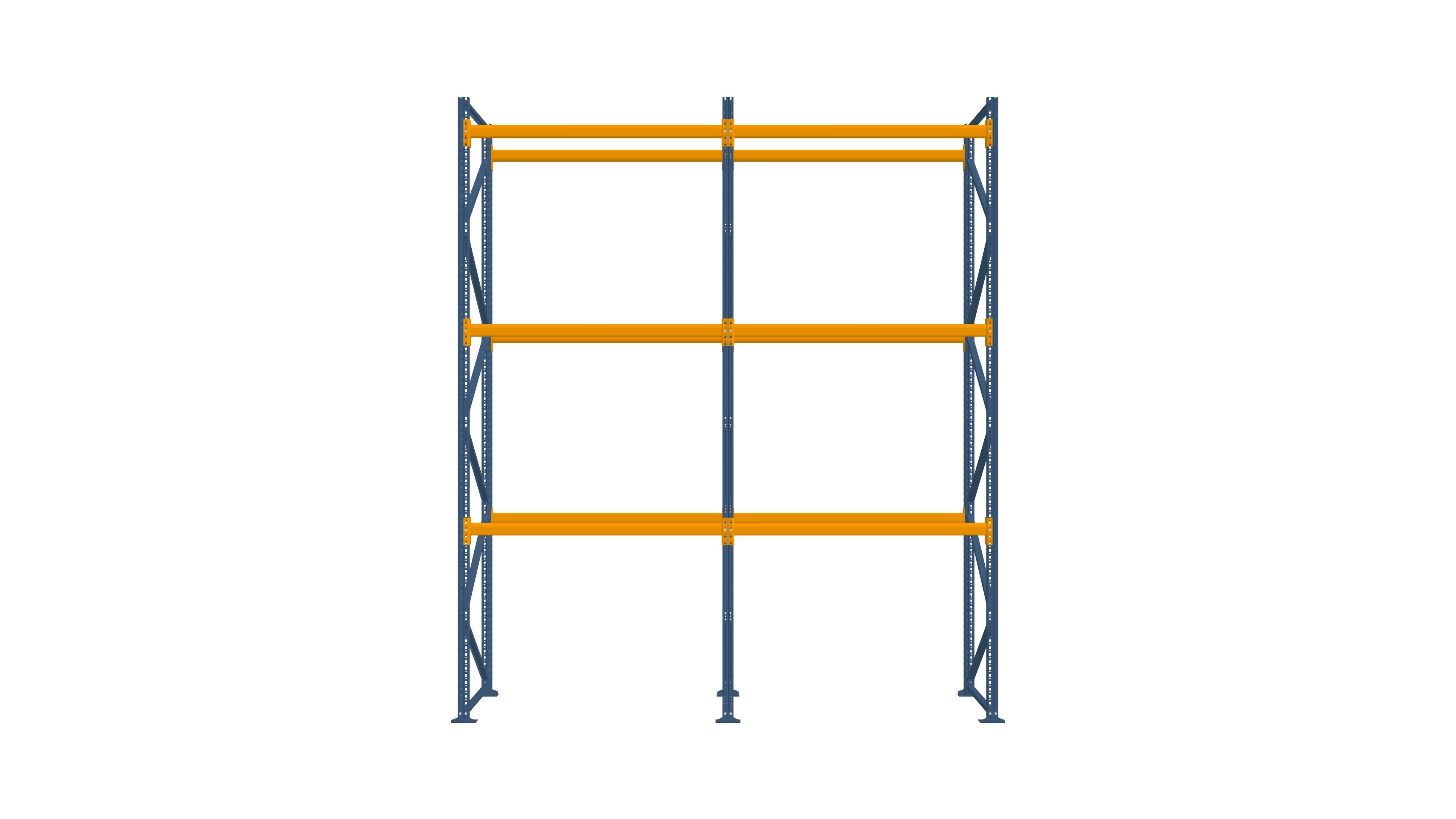 Konfiguration vom 12.11.2025 - 3.99 m x 4.50 m für 16 Paletten mit 600 kg