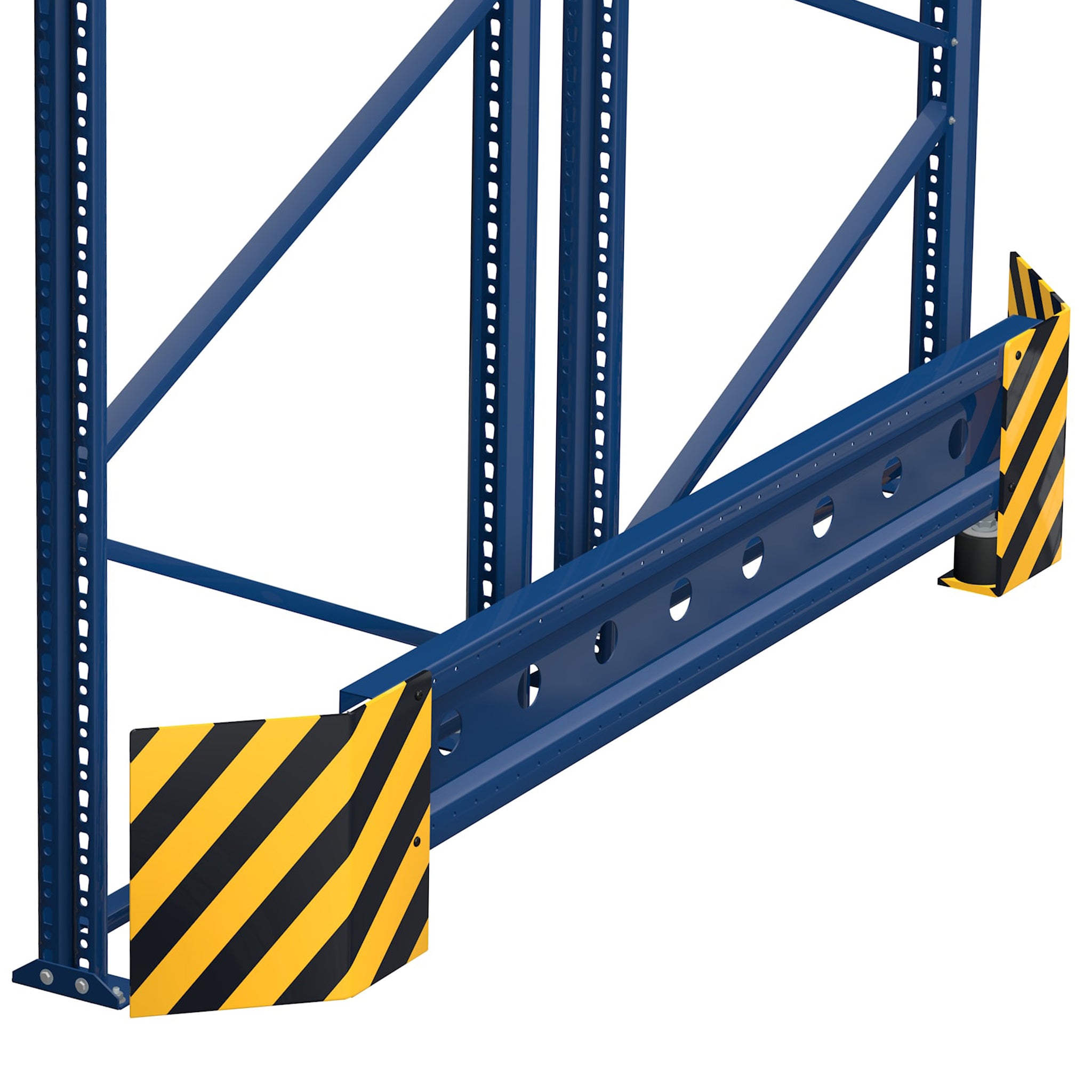 Zijbescherming 135° met 2400 mm voor palletstellingen