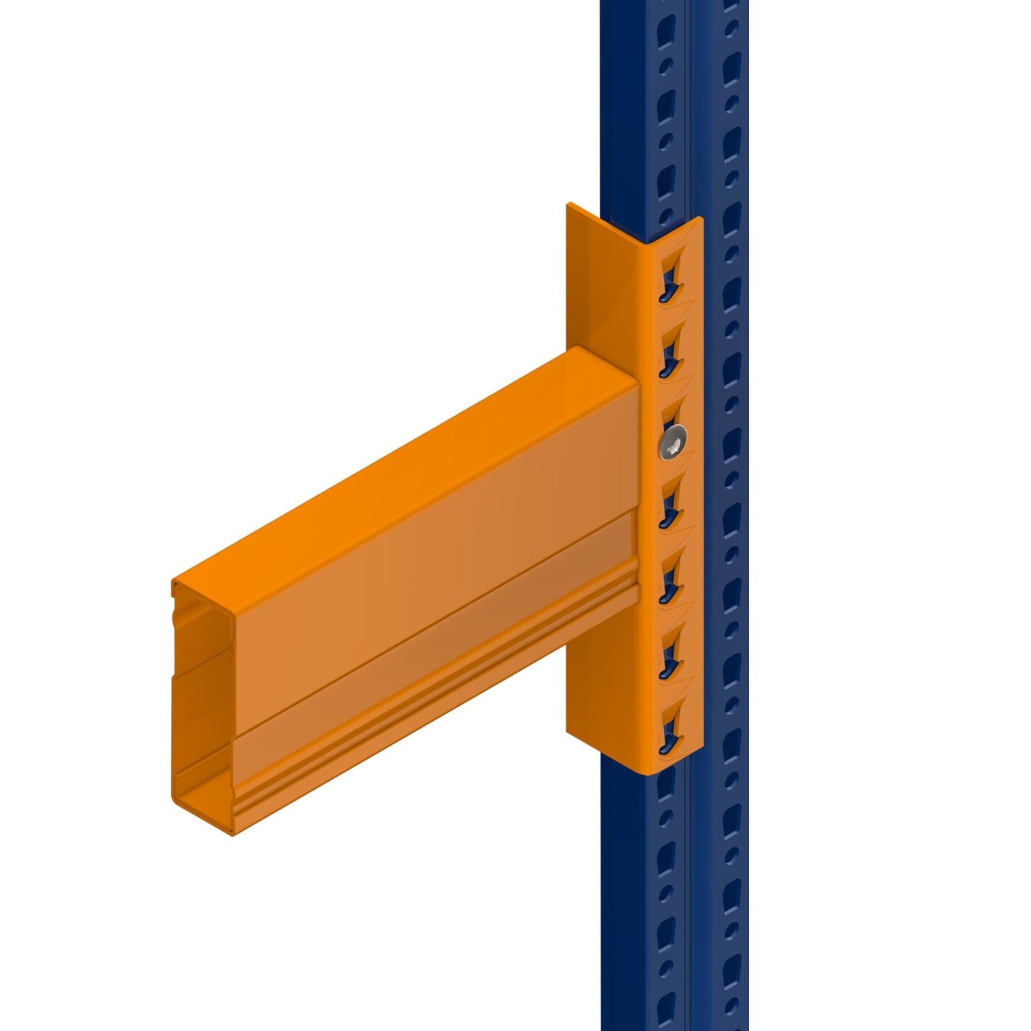 Minipalletrek van 2,5 m x 2 m (LxH) met 2 niveaus voor 6 opslagplekken